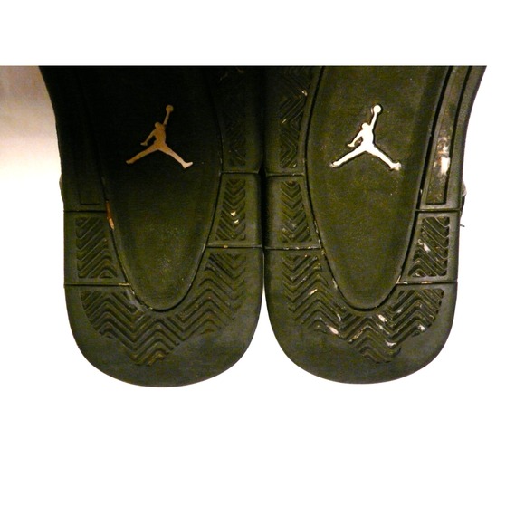 Jordan Black Cat 4 Size 6.5Y All Black Used No Box 408452-010 - Picture 11 of 15